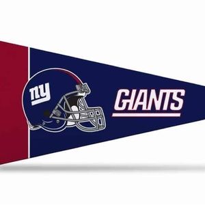 💟 5 for $25 💟 NFL NY Giants Mini Pennant Flag